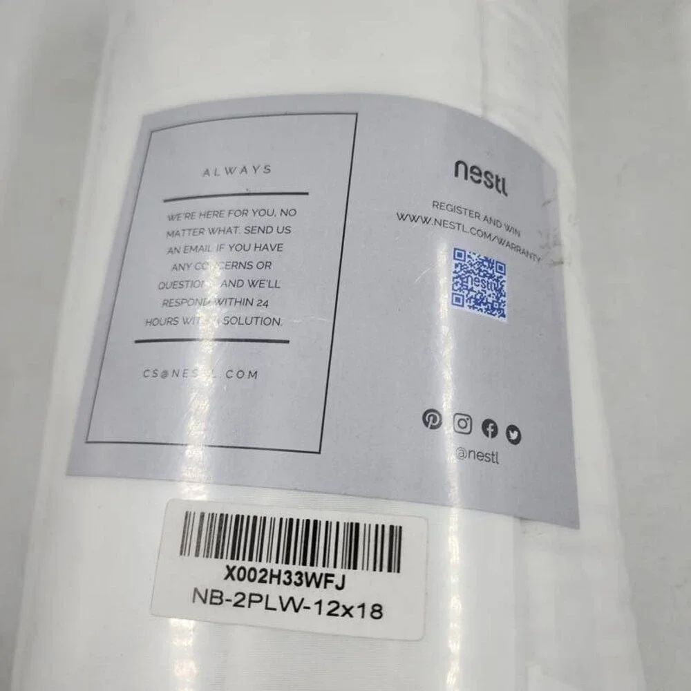 Nestl 2 Packs Throw Decorative Rectangle Pillow 12